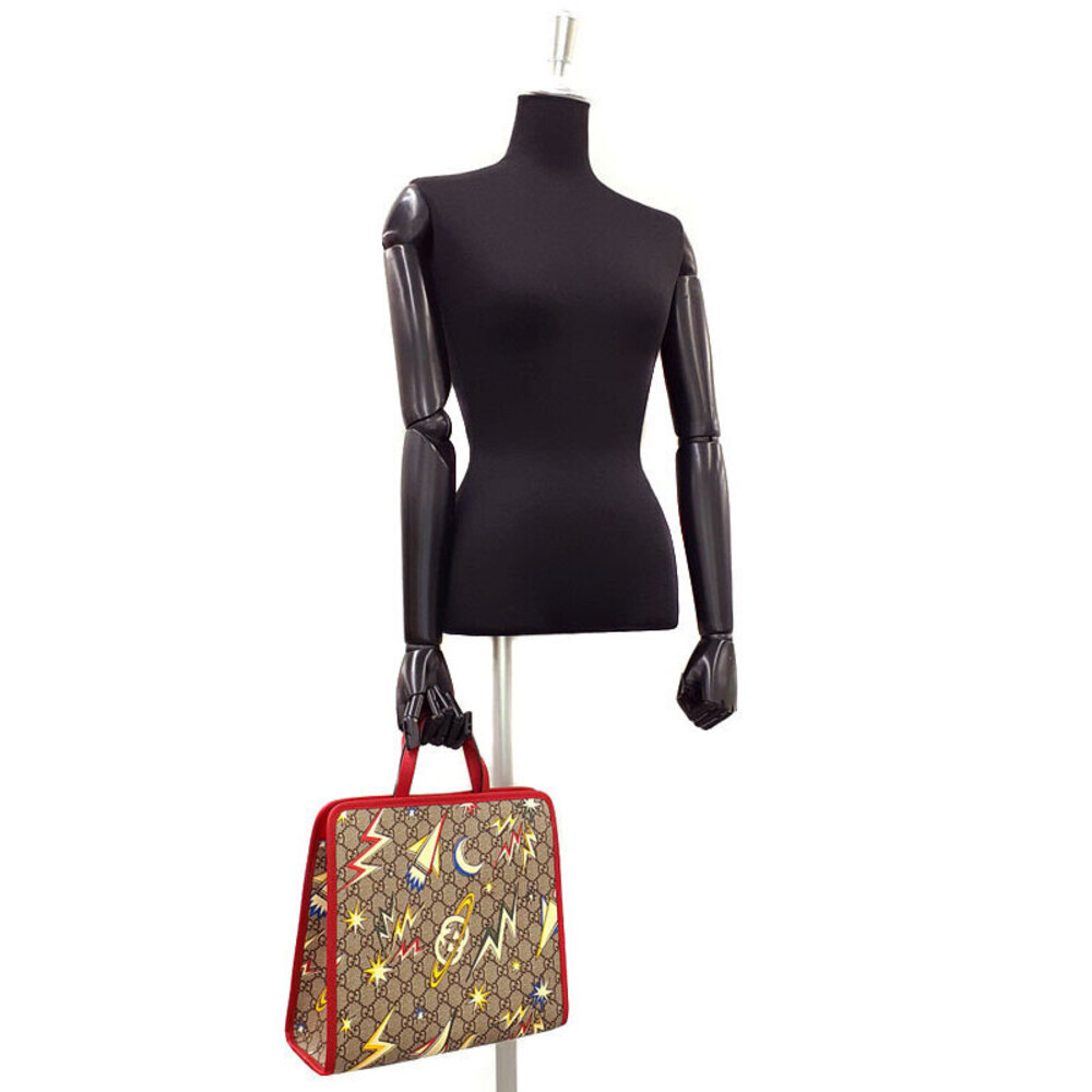 Gucci Sukey Tote Shoulder Bag GG monogram canvas leather Beige Brown - Picture 9 of 9